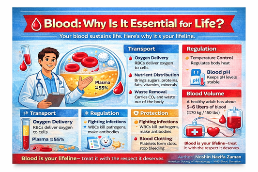 🩸 Blood: Why Is It Essential for Life?