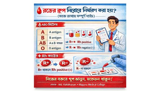 🩸 রক্তের গ্রুপ কীভাবে নির্ধারণ করা হয়? (সহজ ভাষায় সম্পূর্ণ গাইড)